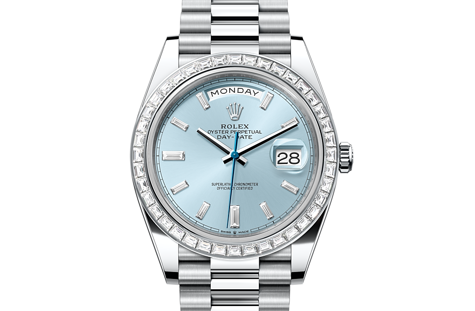 Rolex Day Date en Platino M228396TBR 0002 Eve Joyer as EVE